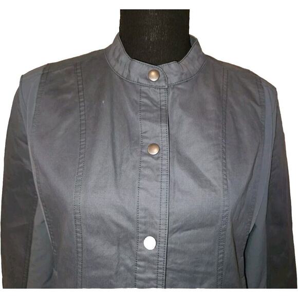 KUHL Krush Button Snap Down Casual Light Jacket Green Hiking Womens Size Med - Picture 2 of 12